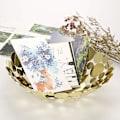 Miniatyrbillede 5 af 5: Guld bordplade frugtholder kurv metal frugt opbevaringsskål Kitc