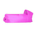 Miniatyrbillede 1 af 5: Oppustelig Lounger Bærbar Oppustelig Lounger Bedste Luft Lounger Sofa Til Camping, Vandreture pink