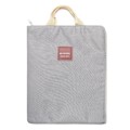 Miniatyrbillede 1 af 5: Laptop-håndtaske Kontorstaske LYSGRÅ Light Grey