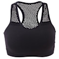 Miniatyrbillede 1 af 3: Dame Sport Bh Uden Stålring Mesh Sød Sort M Black