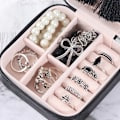 Miniatyrbild 3 av 5: Smyckesorganisatör Display Smyckeskrin Bärbar Smyckeskrin Lea - spot sales Pink