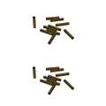 Miniatyrbillede 2 af 5: 1/2/3 10 sæt 14x3 mm bajonet trykspænde læder snoreender 2Set