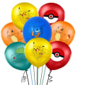 Pikkukuva 1 / 4: 20 kpl Pikachu Kids Party -ilmapalloa Onnea syntymäpäivästä 20 random ballons