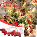 Miniatyrbilde 4 av 5: Jule Wrought Iron Julehansker Strengelys Jule