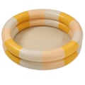 Pikkukuva 1 / 5: Uppblåsbar Pool Baby Retro Blow Up Pool Familj Söt stil Förtjockad vattenpool Gul Stripe