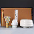 Miniatyrbild 1 av 5: 4st/ set Traditionellt Matcha set Bambu Keramik Matcha skål med vispBY 3