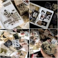 Miniatyrbilde 4 av 5: 366PCS Vintage Scrapbooking DIY Material Papper Utsmyckning
