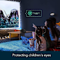 Pikkukuva 5 / 5: Mini LED-projektori, kannettava elokuvaheijastin lapsille, älykäs projektori älypuhelimelle ja tabletille, HD-taskuprojektori USB- ja R-liitännällä
