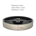 Miniatyrbillede 3 af 5: 2 stk diamant slibeskiver til smykker 6 tommer 600 1000 grit, 1 tomme arbor hul, diamantslibning-XF7-