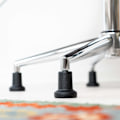 Miniatyrbilde 5 av 5: Stolstopp for kontorstol - 5-pakks erstatningshjulspisser 10/22 mm - Stabile og stille ben for harde gulv