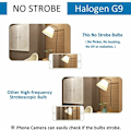 Miniatyrbilde 4 av 4: G9 halogenpære 28W 230V, 370LM 2700K varm hvit dimbar, G9 kapselpærer, for lysekroner, landskapslys, vegglamper, skapbelysning, pakke o
