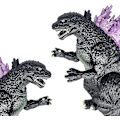 Miniatyrbillede 6 af 6: Godzilla legetøjs actionfigur: Monsternes konge