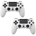 Pikkukuva 1 / 3: 2 Pakkaus PS4 Pelikonsoli DoubleShock Langaton Play-station 4:lle white
