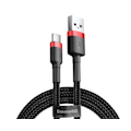 Pikkukuva 4 / 11: 2M BASEUS USB-kaapeli - Type-C  punainen musta black