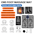 Miniatyrbild 11 av 11: Elektrisk EMS Fotmassage Pad Fötter Akupunktur Stimulator Massag remote control One-size