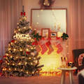 Miniatyrbild 4 av 5: Julgransbelysning, 6,5 fot gyllene band julgransbelysning Ba