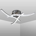 Miniatyrbilde 1 av 5: Moderne 18W Kristall LED Taklampe for Stue og Soveromsinnredning white