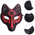 Miniatyrbilde 5 av 5: Fox Japansk Kabuki Kitsune Masker for Menn Kvinner Barn
