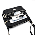 Miniatyrbild 2 av 4: Stor Väska med Axelrem Dam Axelremsväska Handväskor Messenger Bag Många Fack Axelremsväska Handväska Sidväska Satchel För Resor Lila