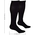 Pikkukuva 2 / 5: Sabarry 7 par kompressiosukat miehille ja naisille, 20-25 mmHg L/XL Musta