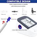Miniatyrbilde 3 av 8: Ekstra stor mansjett kompatibel med Omron 9201d-21201d tommer (22-53 cm) XL blodtrykksmansjett for voksne ARM BP erstatningsmansjett for stor ARM, grå
