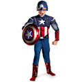 Miniatyrbilde 1 av 4: Superstar Captain America Gutter for gutter, størrelse M S