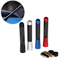 Miniatyrbillede 9 af 10: Bilantenne Kulfiber Kort Stubby SORT black