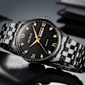 Miniatyrbillede 6 af 11: Quartz Ur / Armbåndsur - Vandafvisende - Sort black 117