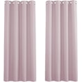 Miniatyrbilde 1 av 5: 2 stk mørkleggingsgardiner (Rosa 132*60cm)