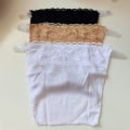 Miniatyrbilde 4 av 4: 3 stk Dekollete Sikker Snap-On Mock Camisole Spets Pustende Elastisk for Kvinner as show