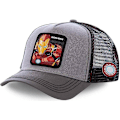 Pikkukuva 1 / 4: Mickey Snapback -puuvillainen baseball-lippis ja isän verkkokangas / rekkalippis IRON MAN GRAY