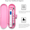 Pikkukuva 3 / 5: Sähköhammasharjan matkakotelo Oral B:lle ja Philips Sonicarelle Pink