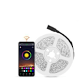 Miniatyrbillede 1 af 10: 5M - Bluetooth LED-stribe - APP-styring - SMD2835 MultiC multicolor 5m smd2835 bluetooth led strip 18LED