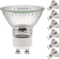GU10 50W Light Bulbs, GU10 Halogen Bulbs, AC 220V 50W Spotlight, GU10 Halogen 2-Pin Halogen Bulbs 35° Beam Angle 2700K, 6-pack-FA-