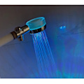 Miniatyrbilde 5 av 5: LED roterende dusjhode, regn, Turbo, 360 grader, mulighet for høytrykksvanning, hånddusj, vannsparing, Spray, badetilbehør
