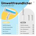 Miniatyrbillede 3 af 5: Fjerner til kæledyrshår - Fjerner til kæledyrshår og kattehår, selvrensende fjerner til kattehår til tæpper, møbler, tøj, sengetøj, hvid
