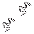 Miniatyrbillede 4 af 5: 1/2/3/5 Træperlerosekrans med korsvedhæng til mænd og kvinder 2Set