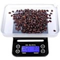 Miniatyrbild 10 av 10: INF Digital Köksvåg / Kaffevåg 3 kg/0.1 g precision Sort
