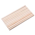 Miniatyrbillede 1 af 5: 10 stk naturlige træ rundstokke tællepinde Dowel DIY Build 10*200mm
