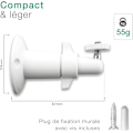 Miniatyrbillede 2 af 5: 2x Vægfæste til kamera med 1/4\" gevind til Eufy eufyCam 3, 3C, 2, 2C, 2C Pro, 1, E