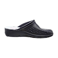 Miniatyrbilde 3 av 6: Dek Dame/Dame Skinn Clogs 41 EUR Marineblå Navy Blue 41 EUR