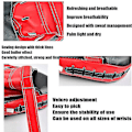 Miniatyrbillede 5 af 5: Boksepude Håndmål 1 par Ufc Mma Træning Punching Pads Pu Læder Strike Pads Target Mitt Handske 25,5 X 19 X 4,5 Cm (rød og sort)