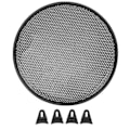 Miniatyrbild 1 av 5: 12 Tums Högtalargaller Järn Subwoofer Högtalare Cirkel Skydd Ljudnät Skydd för Bil Husbil