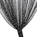 Miniatyrbilde 4 av 5: Hengende perleforheng Strenggardin SILVER Silver