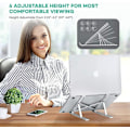 Miniatyrbillede 2 af 5: Fleksibelt Laptopbord Ergonomisk Kompakt Bærbar Computerstativ - Julegave