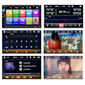 Miniatyrbillede 5 af 5: SWAREY Bilradio Bluetooth Stereo Carplay MP5 Navigation 7' HD FM Radio Smart Voice med Bakkamera
