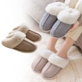 Miniatyrbillede 3 af 4: Tøfler i Fårskindslook Fårskindslook Beige 40-41 beige