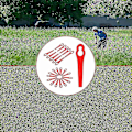 Miniatyrbild 5 av 5: 80 st plastgrästrimmerblad utbytesblad Gräsklipparblad för Einhell gräsklippare [gratis frakt]