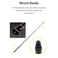 Miniatyrbilde 3 av 5: Kolfiber usynlig selfiepinne Justerbar forlengelsesstang for Insta 360 X3 / One X2 Go 2 Selfie