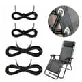 8 st Vikbara Stol Solstol Tillbehör Elastisk Snodd Bungee-FA-